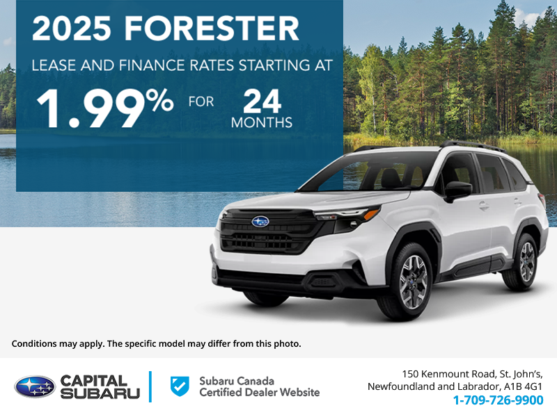 Get the 2025 Subaru Forester Today!