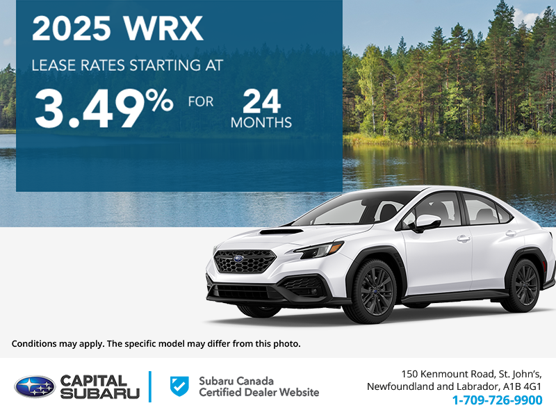 Get the 2025 Subaru WRX Today!
