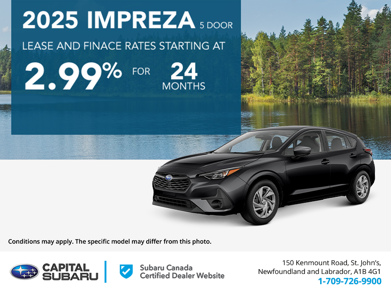 Get the 2025 Subaru Impreza Today!