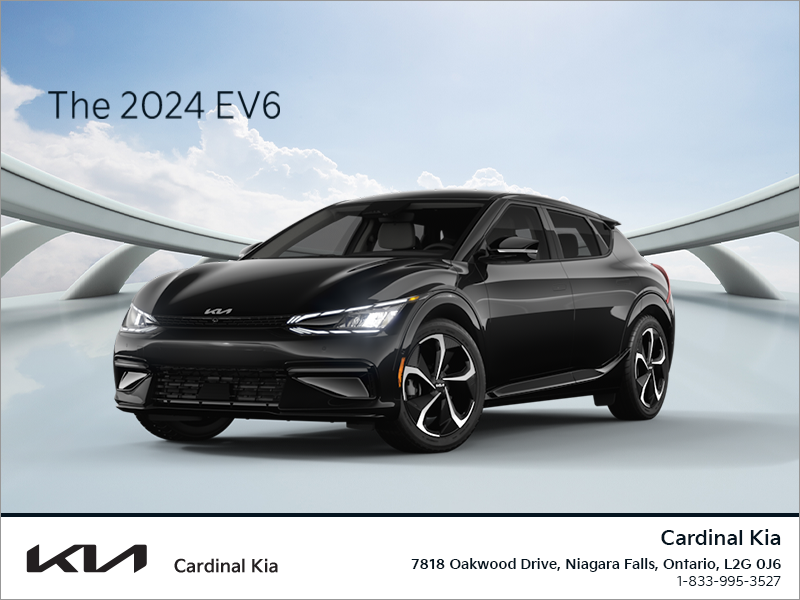 Cardinal Kia in Niagara Falls Get the 2024 Kia EV6!