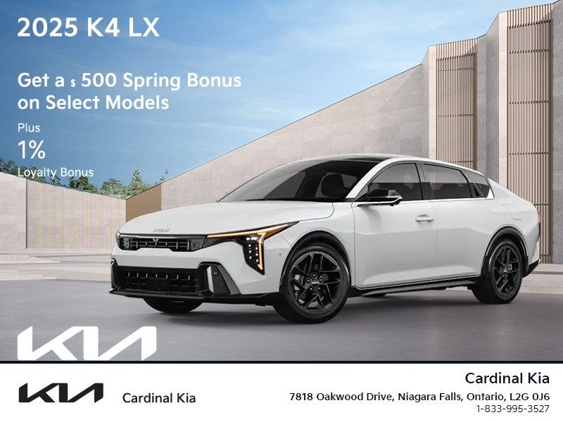 Get the 2025 Kia K4 !