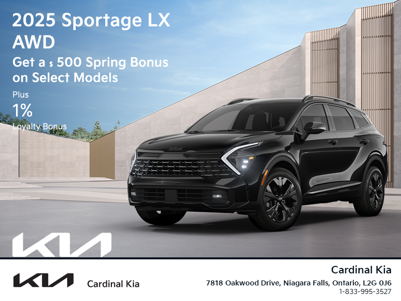 Get the 2025 Kia Sportage!