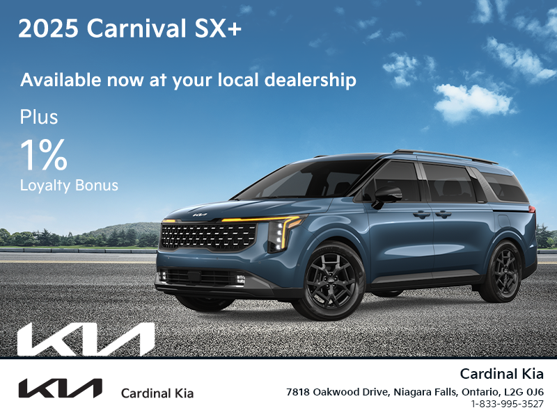 Get the 2025 Kia Carnival!