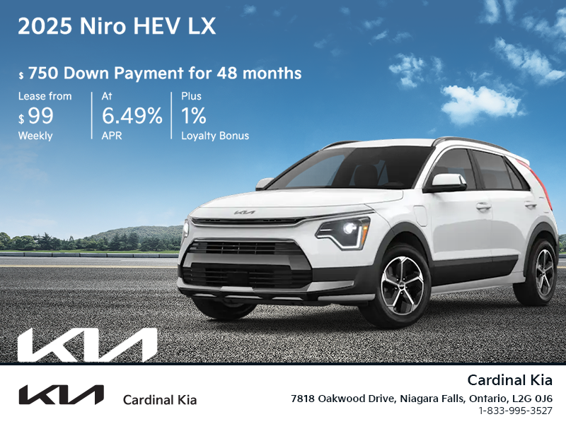 Get the 2025 Kia Niro HEV!