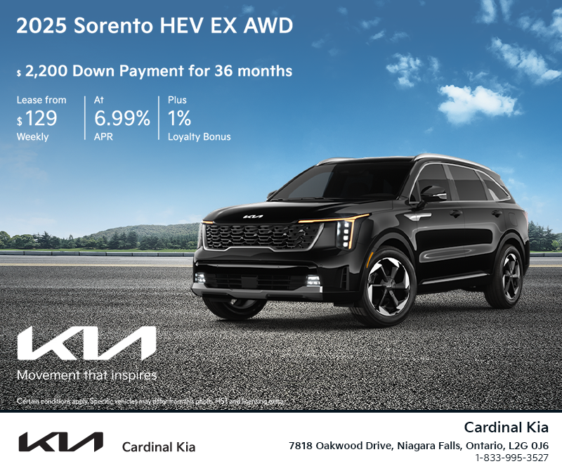 Get the 2025 Kia Sorento!
