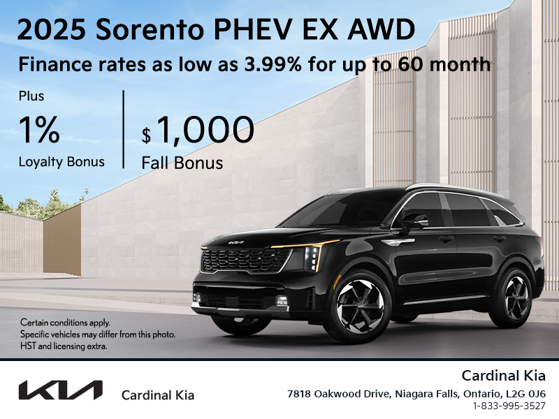 Get the 2025 Kia Sorento!