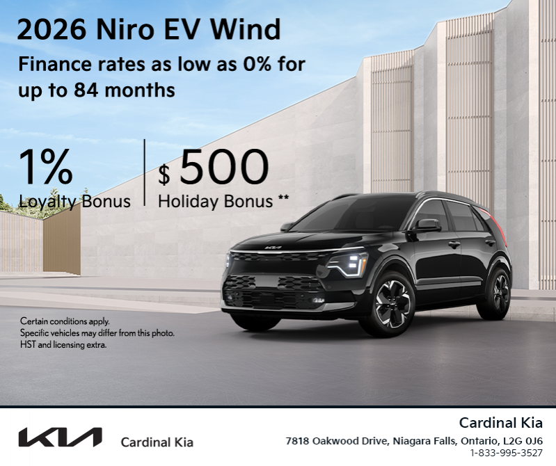 Get the 2026 Kia Niro EV!