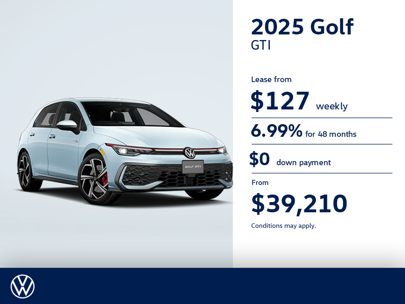 Get the 2025 Volkswagen Golf GTI