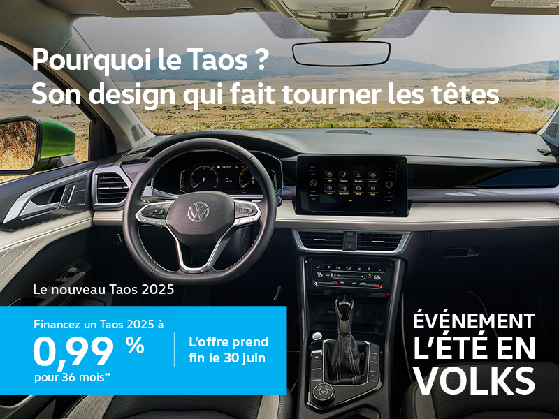 Procurez-vous le Volkswagen Taos 2025