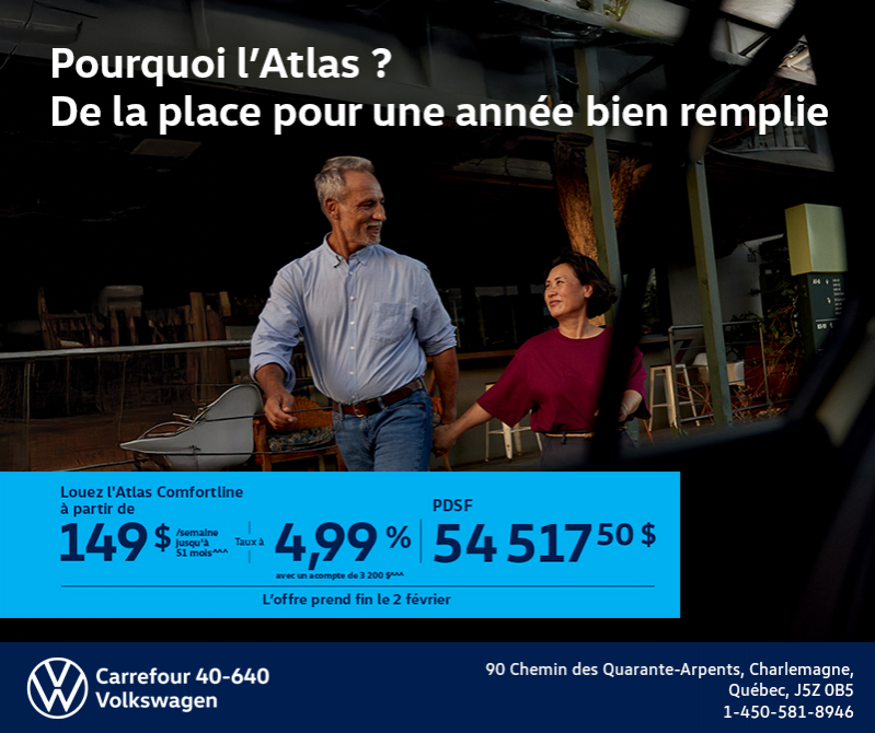 Procurez-vous le Volkswagen Atlas 2026