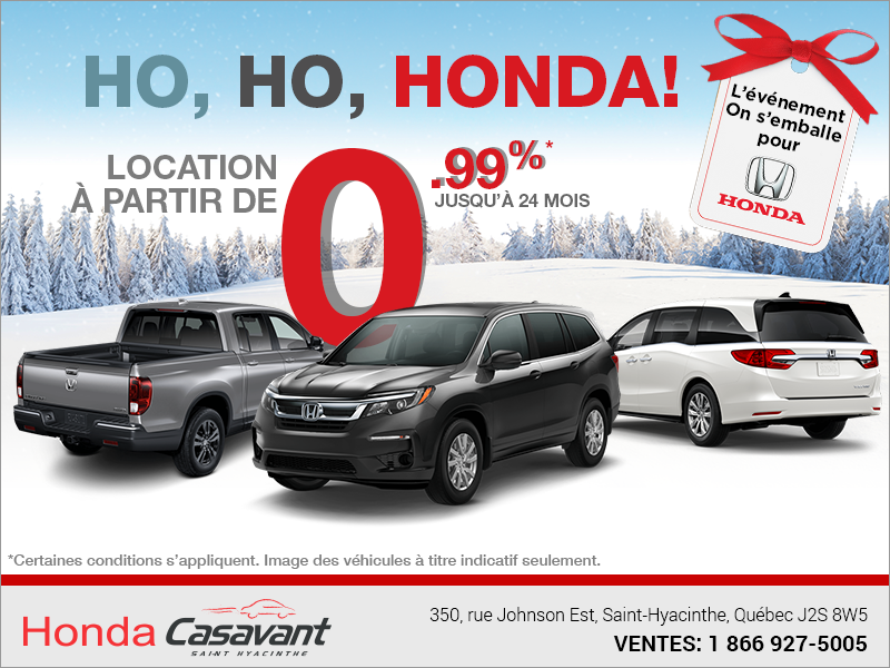 Ho, Ho, Honda!