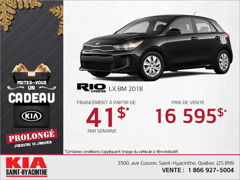 La Rio 5 portes 2018!