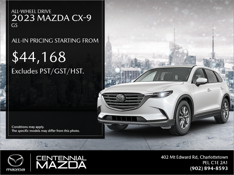 Get the 2023 Mazda CX-9 Today!