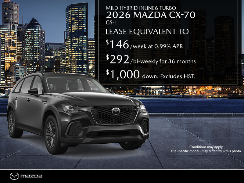 Get the 2026 Mazda CX-70 Mild Hybrid