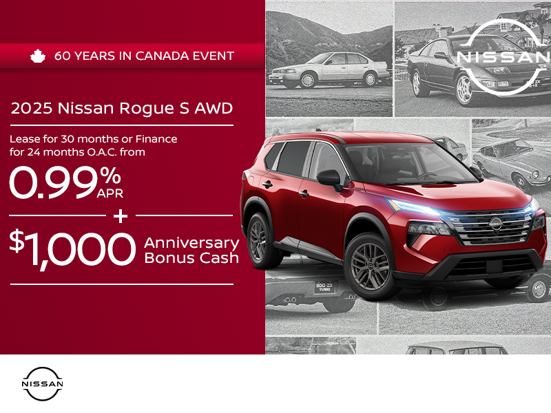 Get the 2025 Nissan Rogue Today!