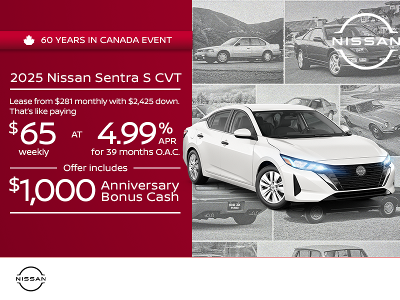 Get the 2025 Nissan Sentra today!