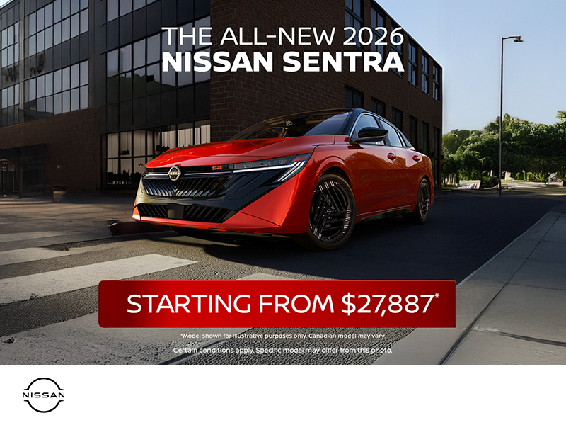 Get the 2026 Nissan Sentra Today!