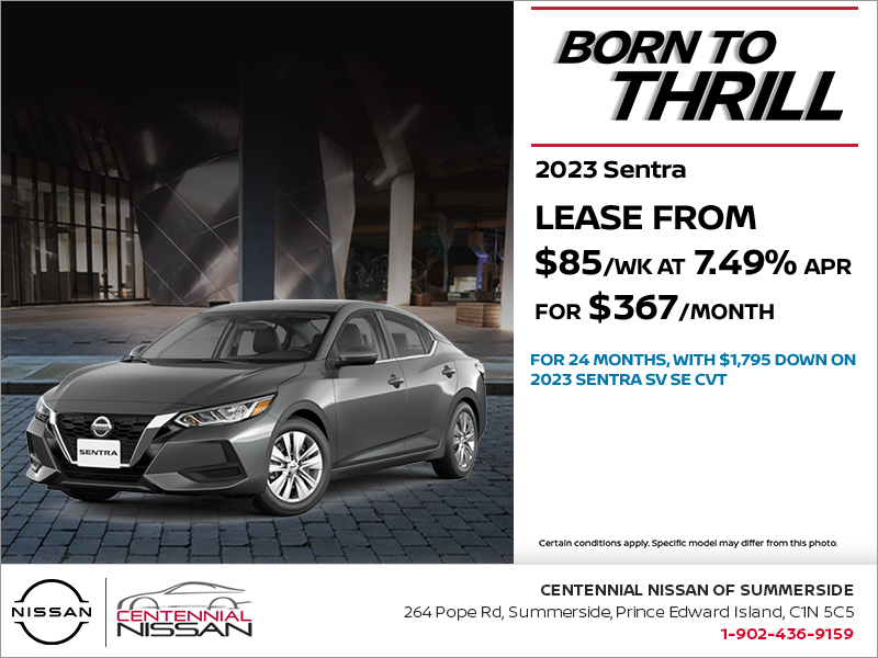 Get the 2023 Nissan Sentra Today!