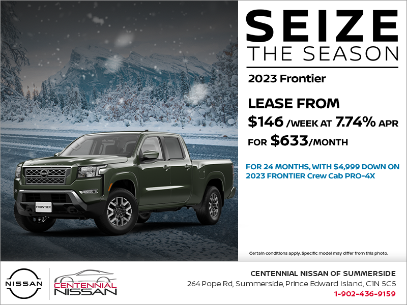Get the 2023 Nissan Frontier Today!