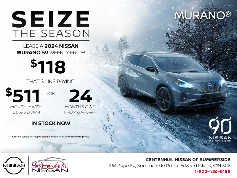 Get the 2024 Nissan Murano today!