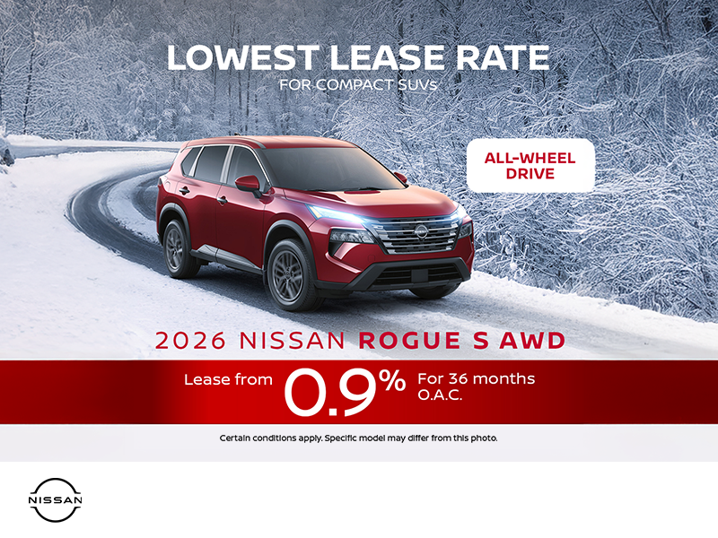 Get the 2026 Nissan Rogue Today!