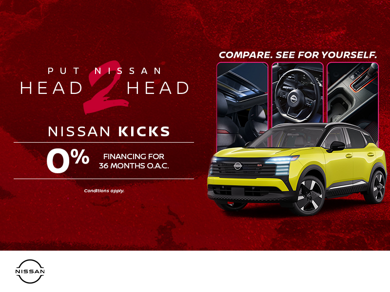 Get the 2026 Nissan Kicks Today!