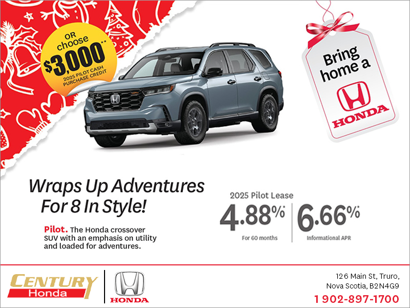 Get the 2025 Honda Pilot!