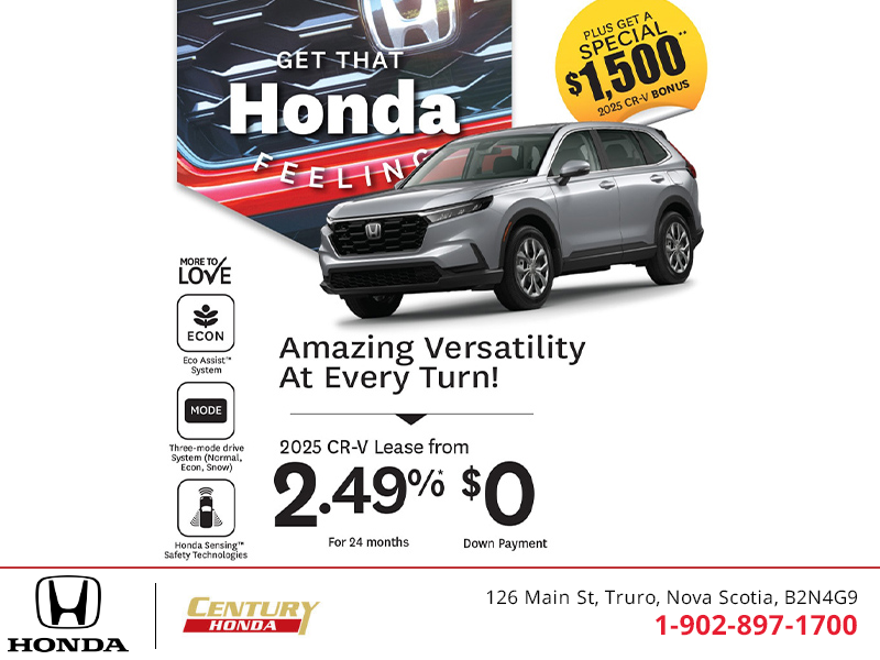 Get the 2025 Honda CR-V!