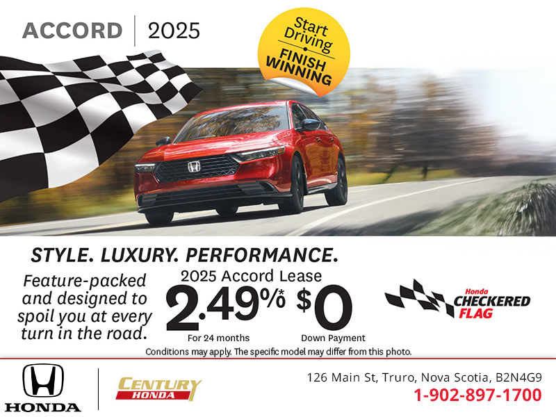 Get the 2025 Honda Accord!