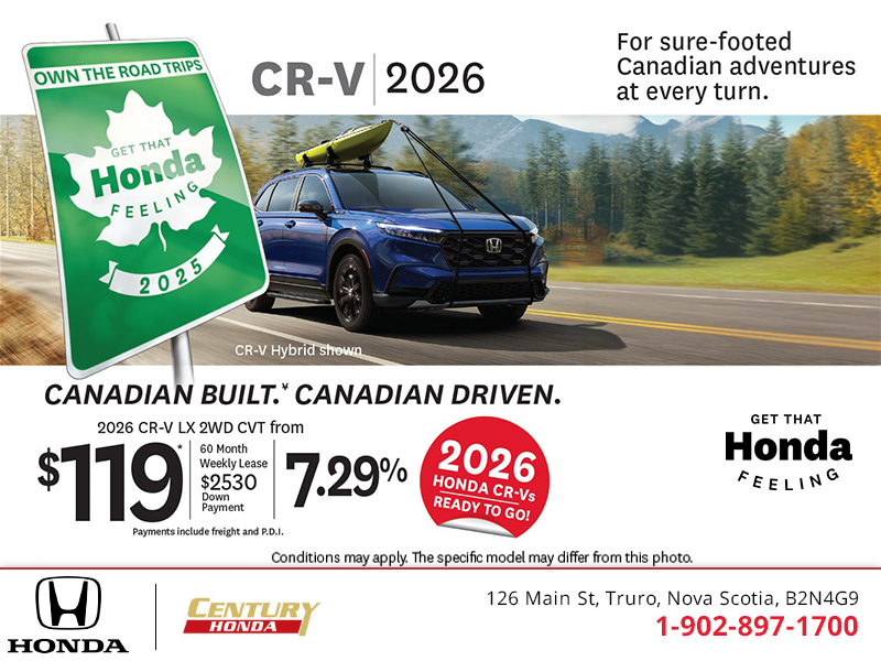 Get the 2026 Honda CR-V!