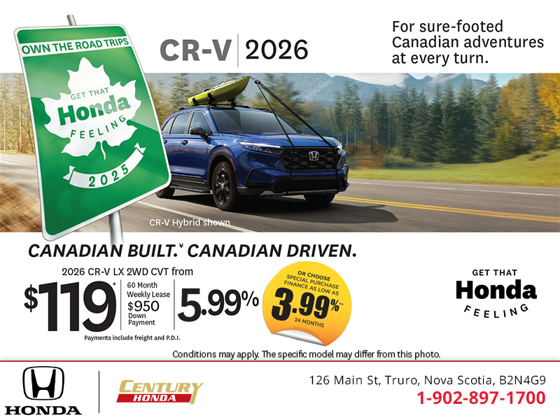 Get the 2026 Honda CR-V!
