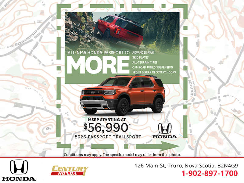 Get the 2026 Honda Passport!