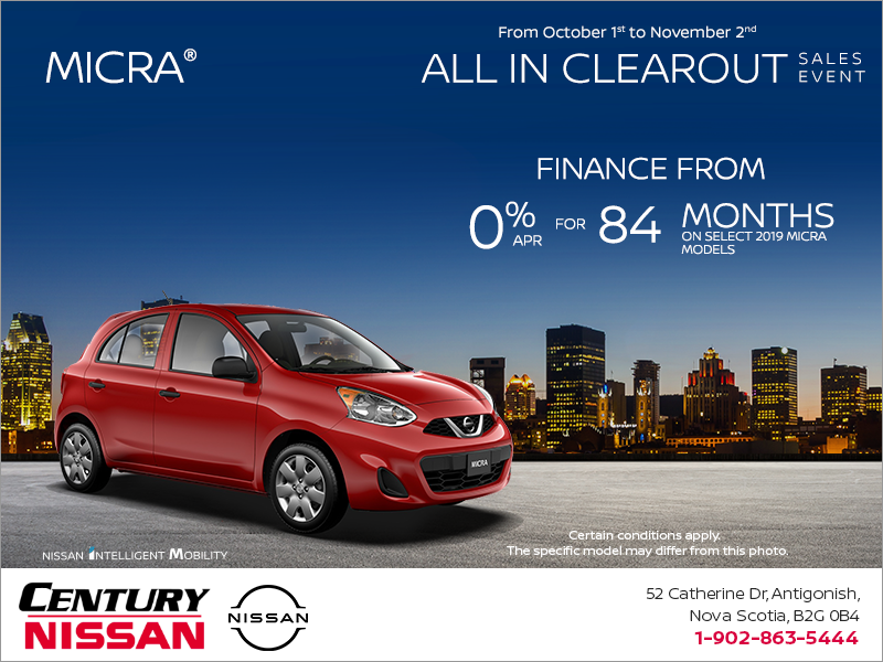 Get the 2019 Nissan Micra Today!
