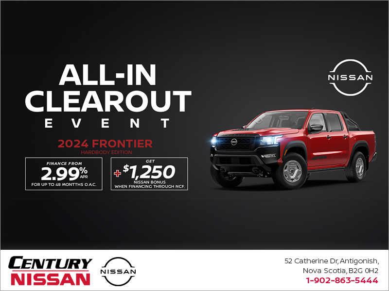 Get the 2024 Nissan Frontier Today!