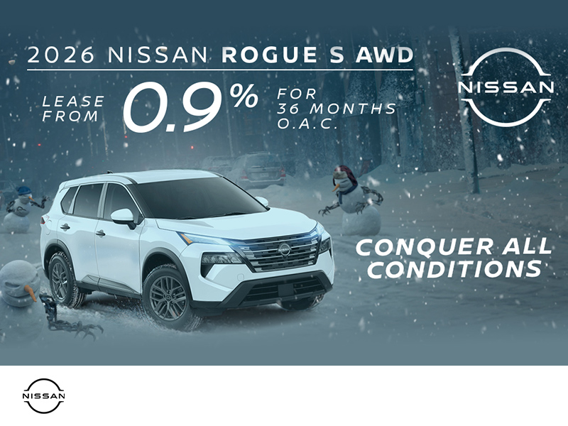 Get the 2026 Nissan Rogue Today!