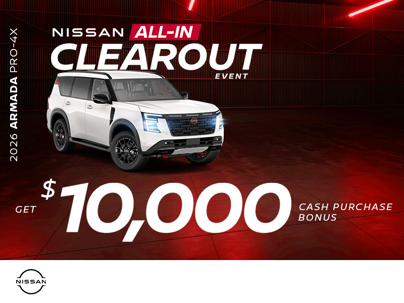 Get the 2026 Nissan Armada Today!