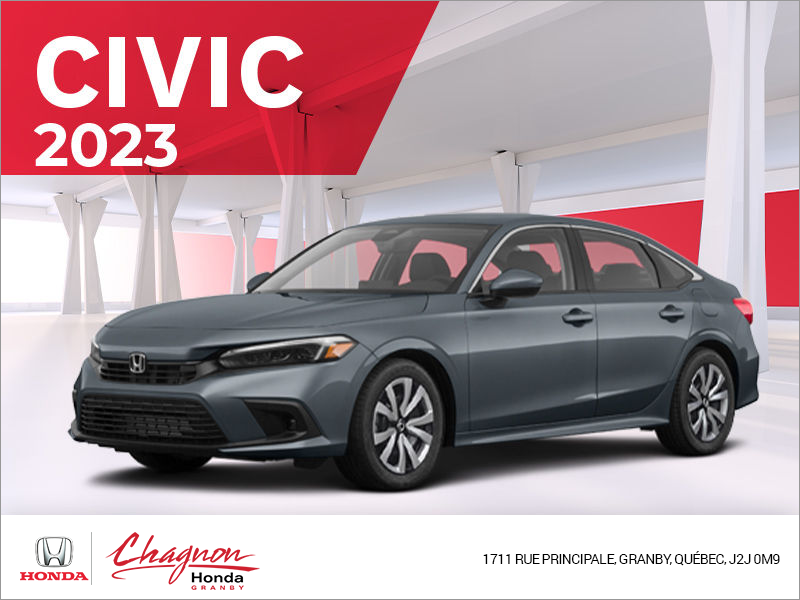 Obtenez la Honda Civic à hayon 2023 !