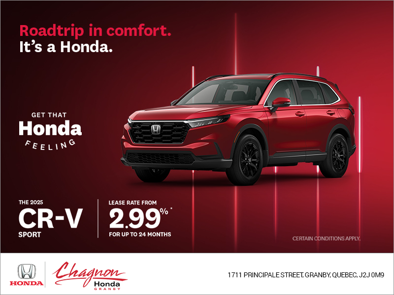 Get the 2025 Honda CR-V!