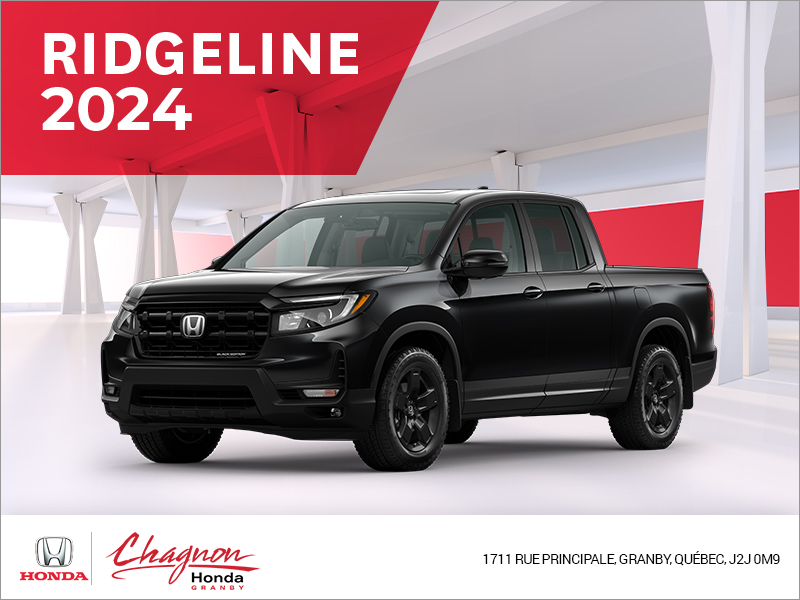 Obtenez le Honda Ridgeline 2024 !