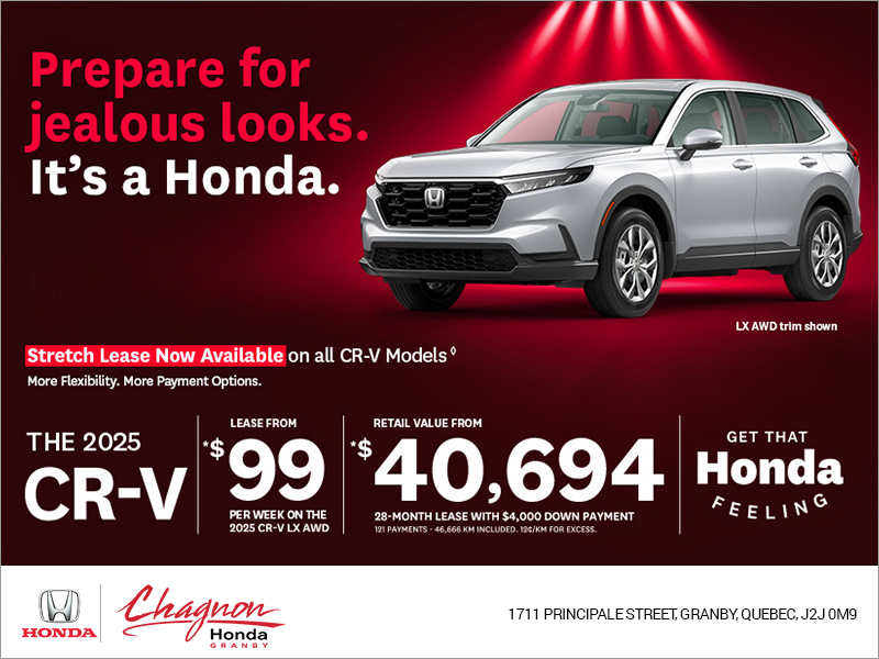 Get the 2025 Honda CR-V!