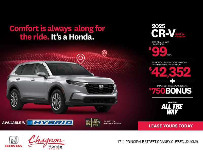 Get the 2025 Honda CR-V!