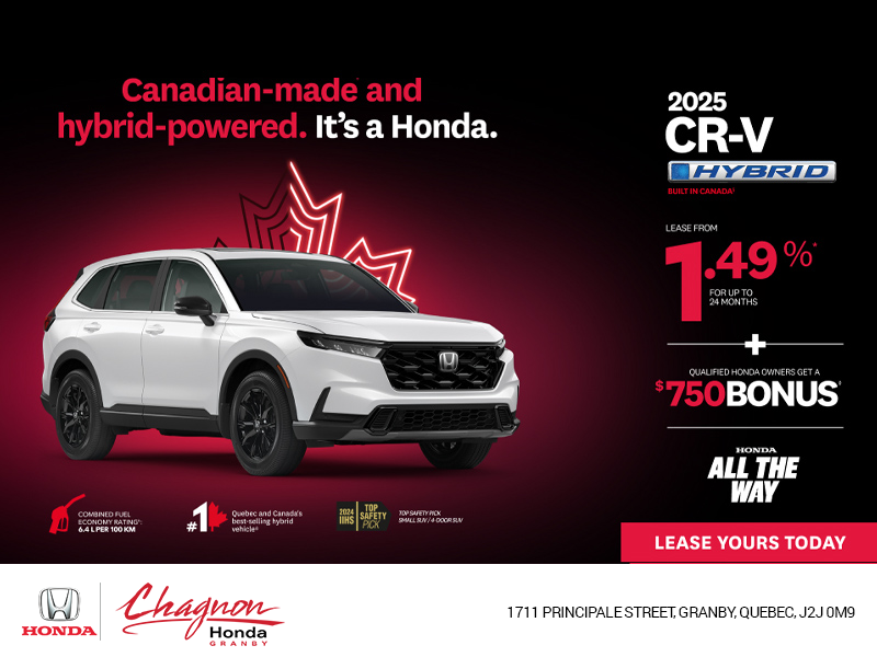 Get the 2025 Honda CR-V Hybrid!