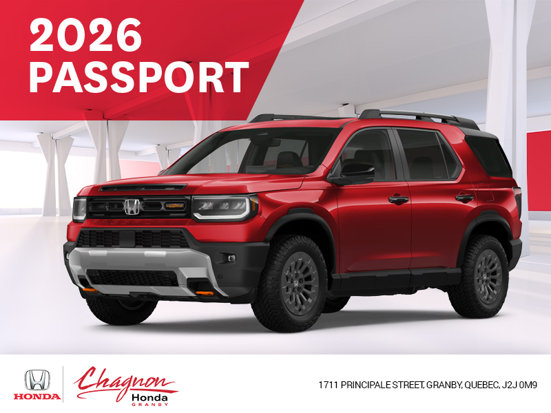 Get the 2026 Honda Passport!