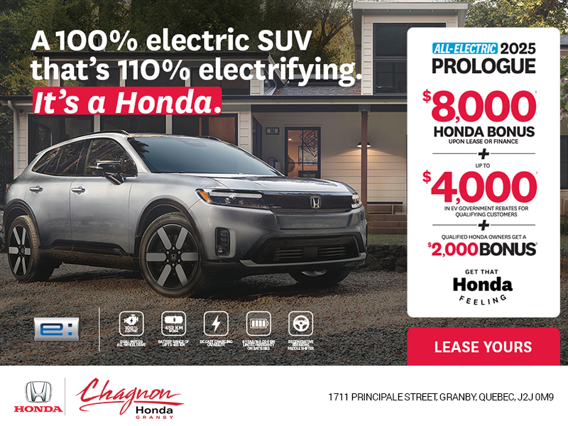 Get the 2025 Honda Prologue!