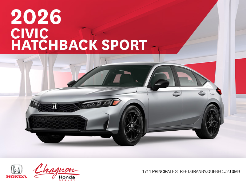 Get the 2026 Honda Civic Hatchback!