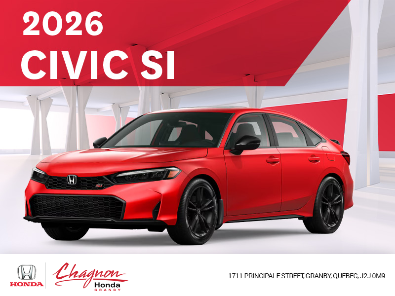 Get the 2026 Honda Civic Si!