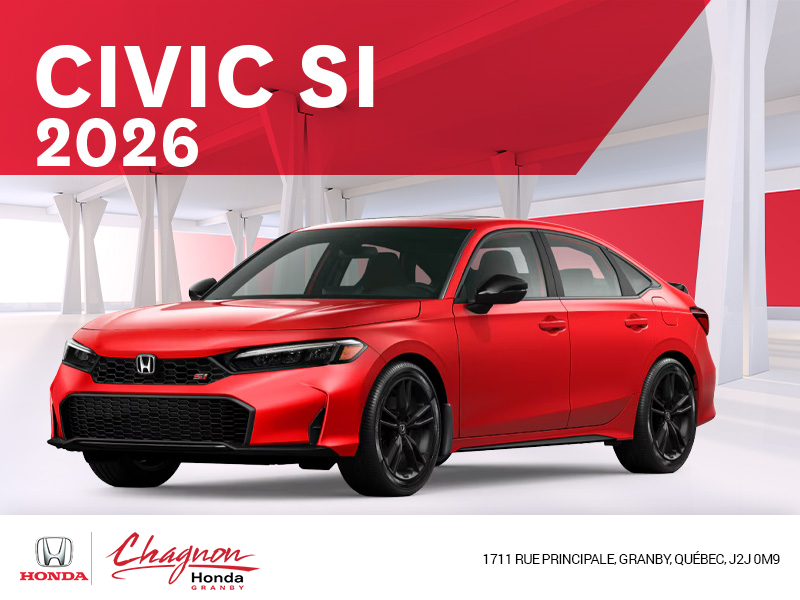 Obtenez le Honda Civic Si 2026 !