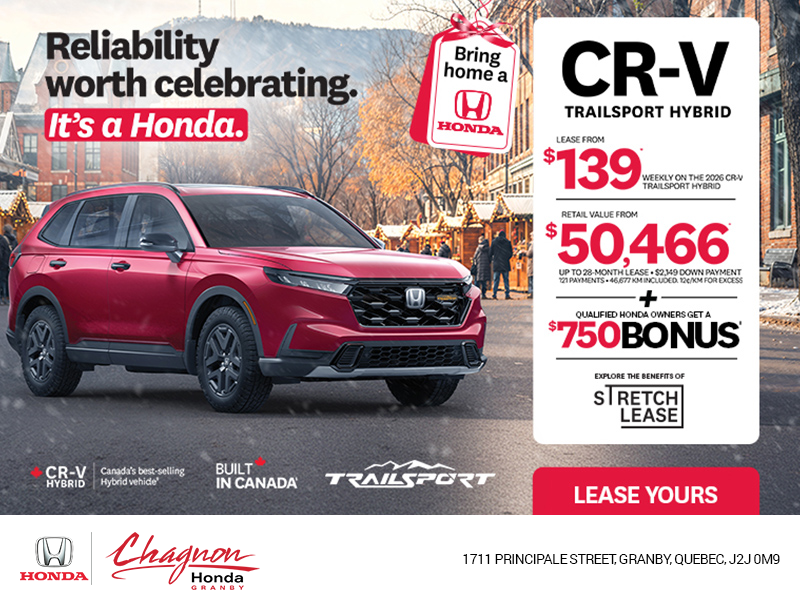 Get the 2026 Honda CR-V Hybrid!
