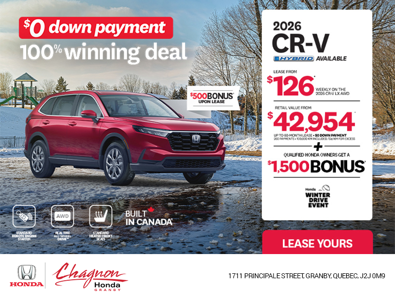 Get the 2026 Honda CR-V!