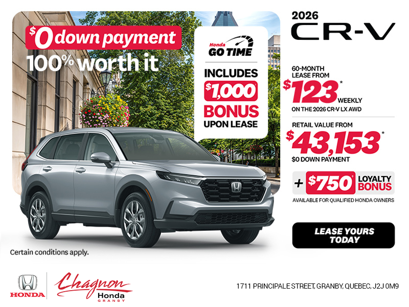 Get the 2026 Honda CR-V!